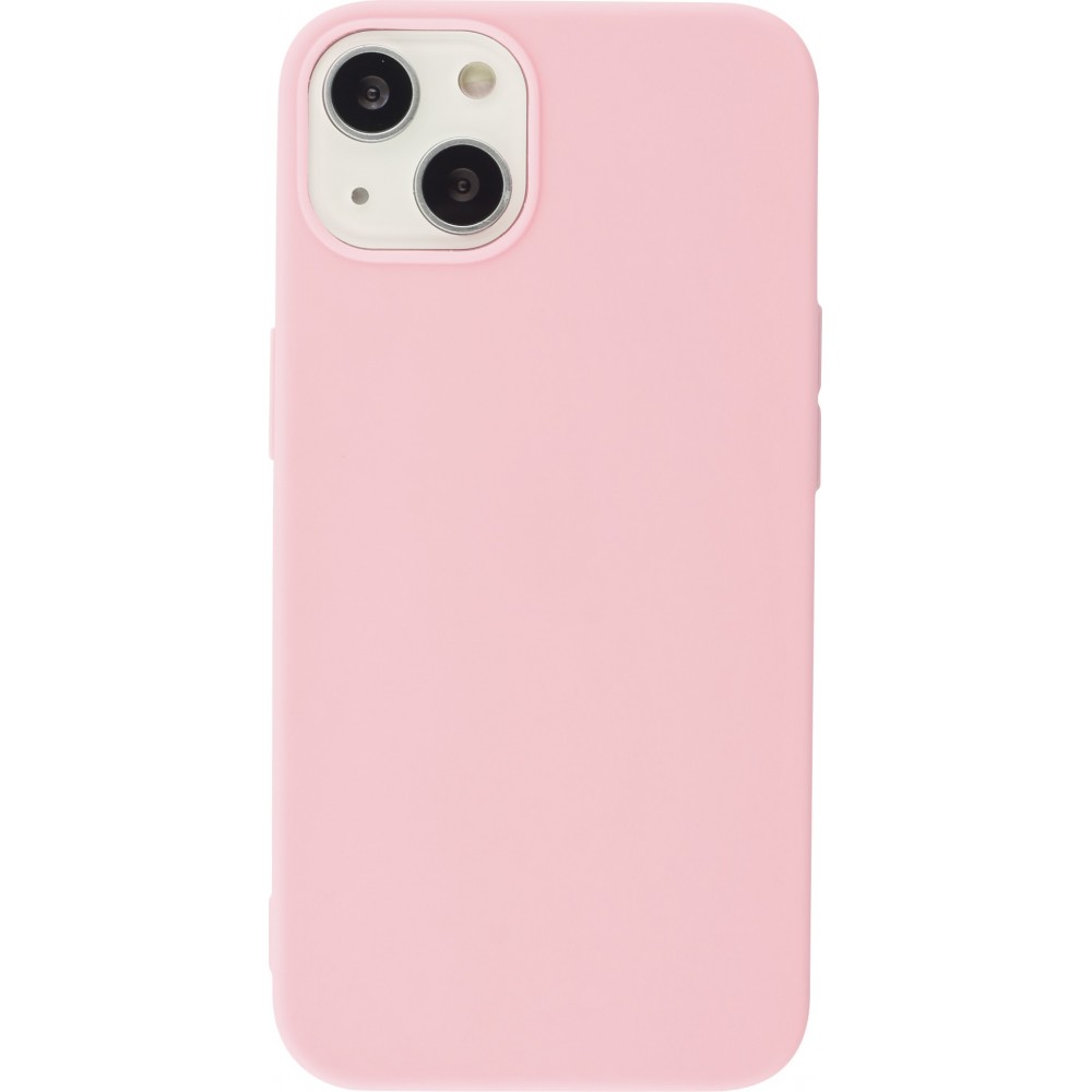 iPhone 15 Plus Case Hülle - Silikon Mat - Rosa