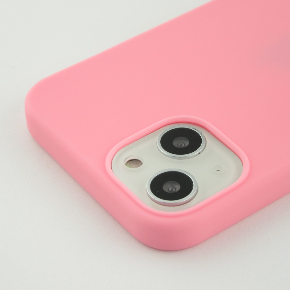 iPhone 15 Plus Case Hülle - Silikon Mat - Rosa