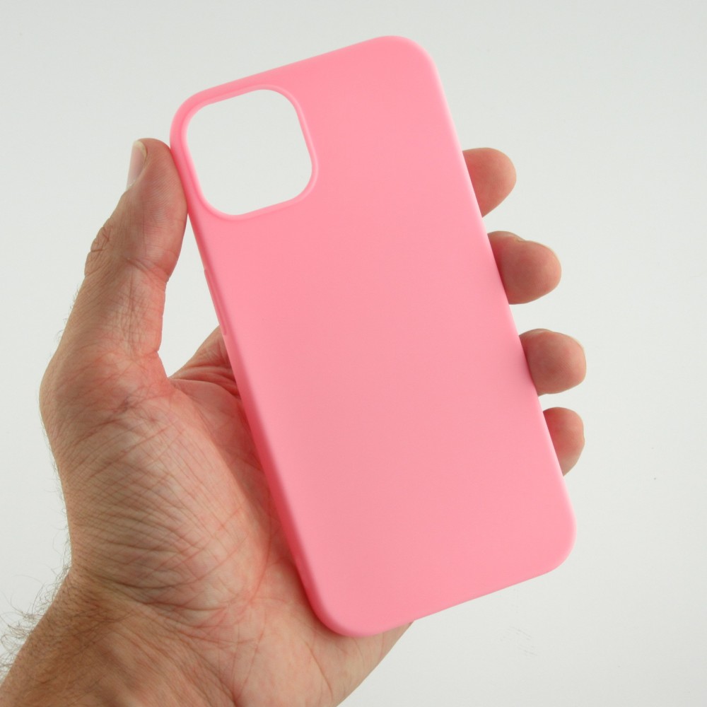 iPhone 15 Plus Case Hülle - Silikon Mat - Rosa