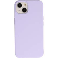 Hülle iPhone 15 - Silikon Mat - Hellviolett