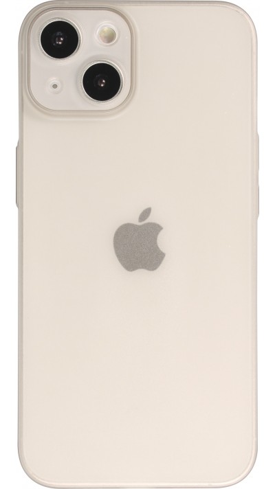 iPhone 13 mini Case Hülle - Plastik ultra dünn semi-transparent matt - Grau
