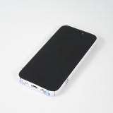 iPhone 14 Case Hülle - Gel starr hart - Kleiner Dinosaurier - Hellviolett