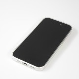 iPhone 14 Case H&uuml;lle - Gummi Silikon farbige Wellen - Pina Colada