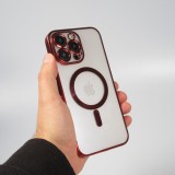 Samsung Galaxy S24 Case Hülle - Electroplate mit Magsafe - Rot