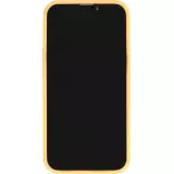 Coque iPhone 14 Pro Max - Jelly cover glass semi-transparente MagSafe - Orange
