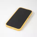 Coque iPhone 14 Pro Max - Jelly cover glass semi-transparente MagSafe - Orange