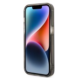 iPhone 14 Pro Case Hülle - Lacoste Transparent-Lackgel mit MagSafe - Schwarz