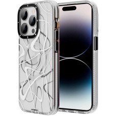 iPhone 14 Pro Max Case Hülle - Youngkit Ink Series semi-transparent MagSafe - Weiss