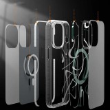 iPhone 14 Pro Max Case Hülle - Youngkit Ink Series semi-transparent MagSafe - Schwarz