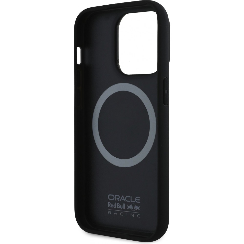 iPhone 14 Pro Case Hülle - Red Bull Racing Carbon Powerbar MagSafe - Schwarz