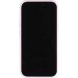 iPhone 14 Pro Case H&uuml;lle - Silikon matt MagSafe mit Haltering - Hellviolett