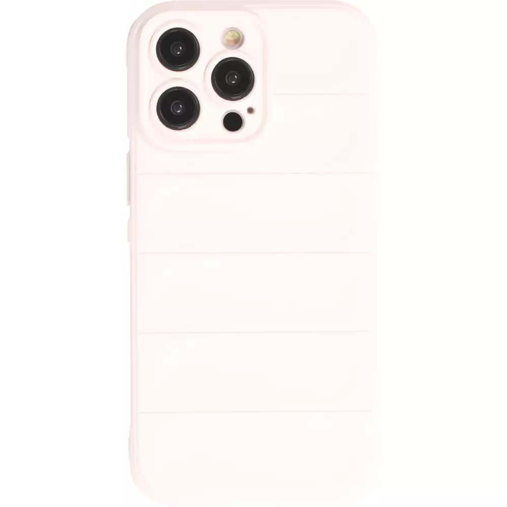 Coque iPhone 14 Pro Max - Silicone renforcé avec double couche de protection - Blanc