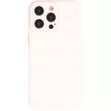 Coque iPhone 14 Pro Max - Silicone renforcé avec double couche de protection - Blanc