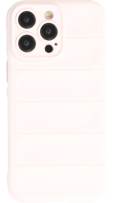 Coque iPhone 14 Pro Max - Silicone renforcé avec double couche de protection - Blanc