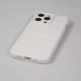 Coque iPhone 14 Pro Max - Silicone renforcé avec double couche de protection - Blanc