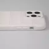 Coque iPhone 14 Pro Max - Silicone renforcé avec double couche de protection - Blanc