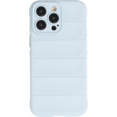 Coque iPhone 14 Pro Max - Silicone renforcé avec double couche de protection - Bleu clair