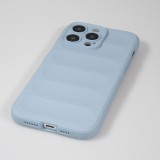 iPhone 14 Pro Max Case Hülle - Robustes Silikon mit Doppelter Schutzschicht - Hellblau