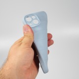 iPhone 14 Pro Max Case Hülle - Robustes Silikon mit Doppelter Schutzschicht - Hellblau