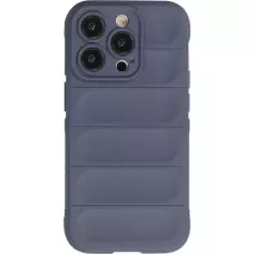 Coque iPhone 14 Pro Max - Silicone renforcé avec double couche de protection - Bleu foncé