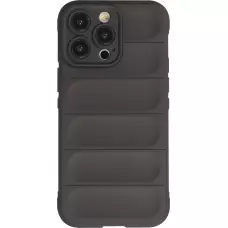Coque iPhone 14 Pro Max - Silicone renforcé avec double couche de protection - Noir