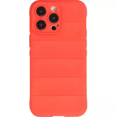 Coque iPhone 14 Pro Max - Silicone renforcé avec double couche de protection - Rouge