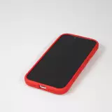Coque iPhone 14 Pro Max - Silicone renforcé avec double couche de protection - Rouge