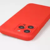 Coque iPhone 14 Pro Max - Silicone renforcé avec double couche de protection - Rouge