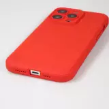 Coque iPhone 14 Pro Max - Silicone renforcé avec double couche de protection - Rouge