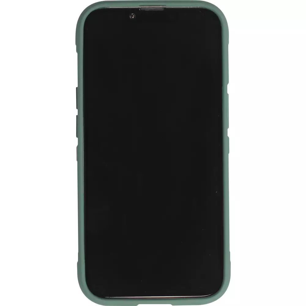 Coque iPhone 14 Pro Max - Silicone renforcé avec double couche de protection - Vert