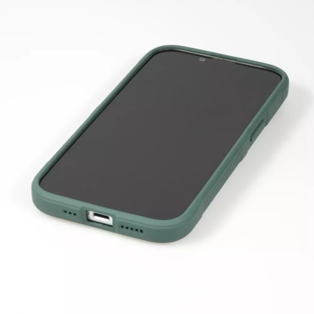 Coque iPhone 14 Pro Max - Silicone renforcé avec double couche de protection - Vert