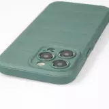 Coque iPhone 14 Pro Max - Silicone renforcé avec double couche de protection - Vert