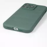 Coque iPhone 14 Pro Max - Silicone renforcé avec double couche de protection - Vert