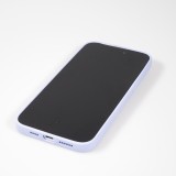 iPhone 14 Pro Max Case Hülle - Soft Touch mit Ring - Hellviolett