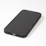 iPhone 14 Pro Case Hülle - Soft Touch mit Ring - Schwarz