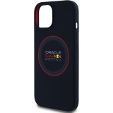 iPhone 14 Case Hülle - Red Bull Racing MagSafe Silikonhülle mit rotem Ring - Marineblau