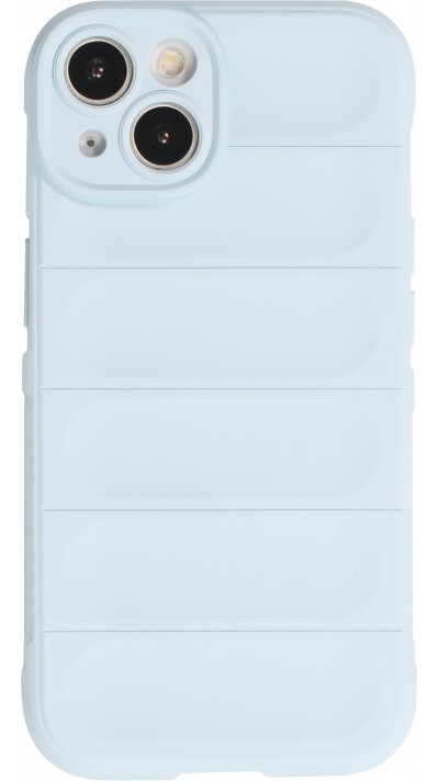 iPhone 14 Case Hülle - Robustes Silikon mit Doppelter Schutzschicht - Hellblau