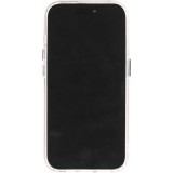 iPhone 14 Case Hülle - Transparentes Silikon Many Hearts mit Spiegeleffekt