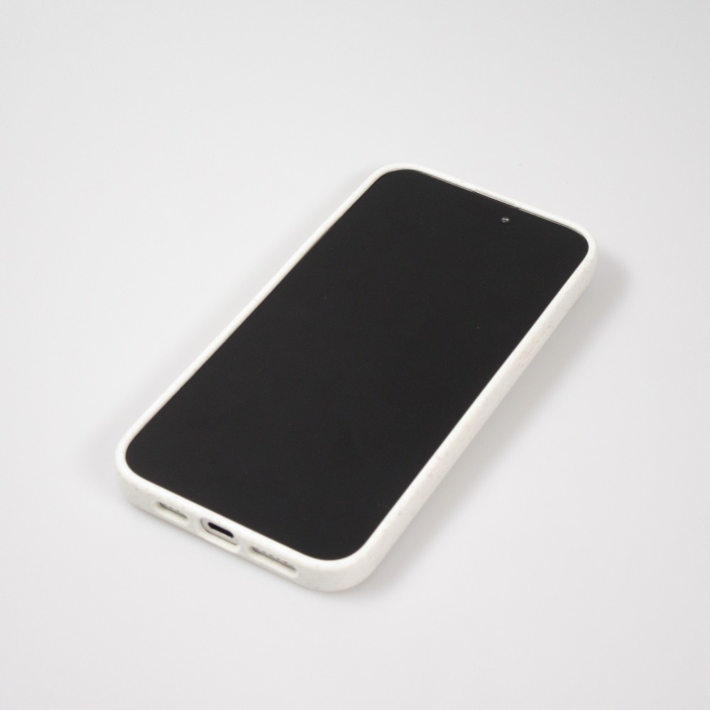 iPhone 16e Case Hülle - Bio Eco-Friendly biologisch Kompostierbar ökologisch - Weiss