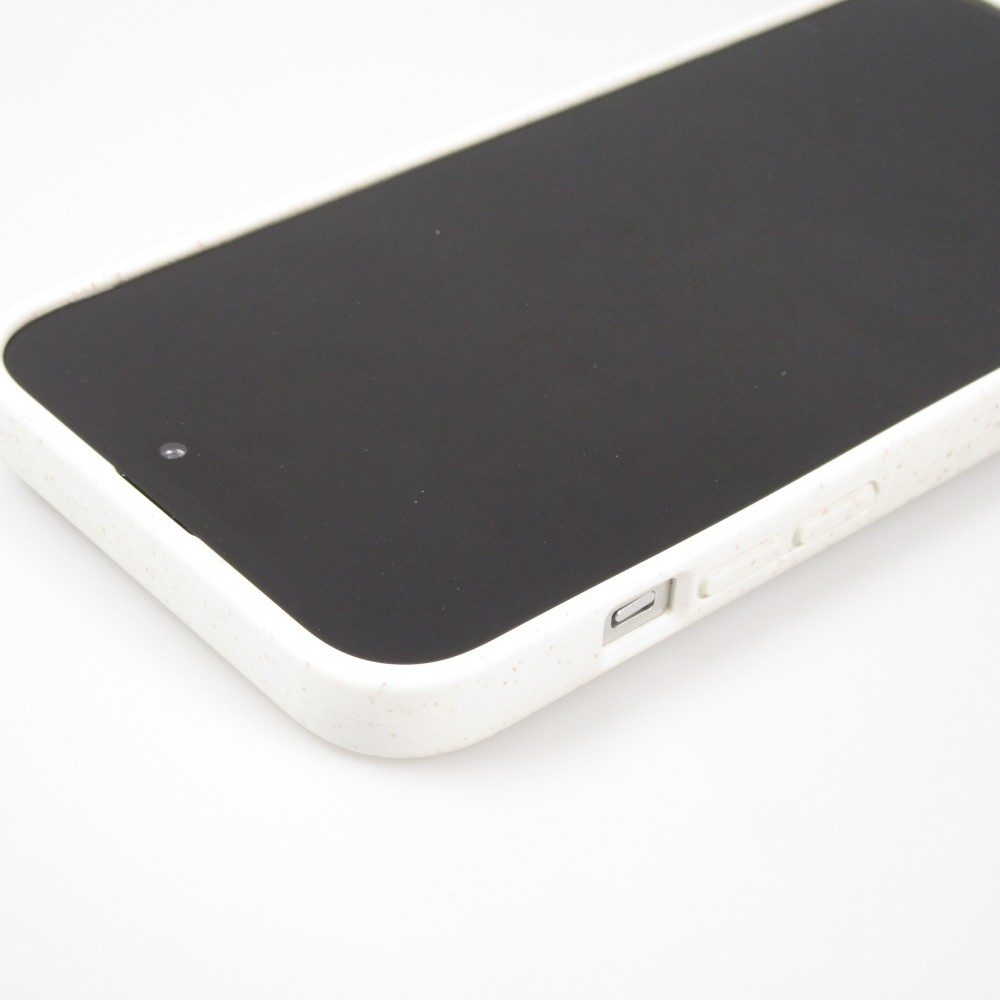 iPhone 16e Case Hülle - Bio Eco-Friendly biologisch Kompostierbar ökologisch - Weiss