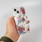 Coque iPhone 15 - Gel silicone MagSafe - Spring Vibes Flowers Nr. - 2