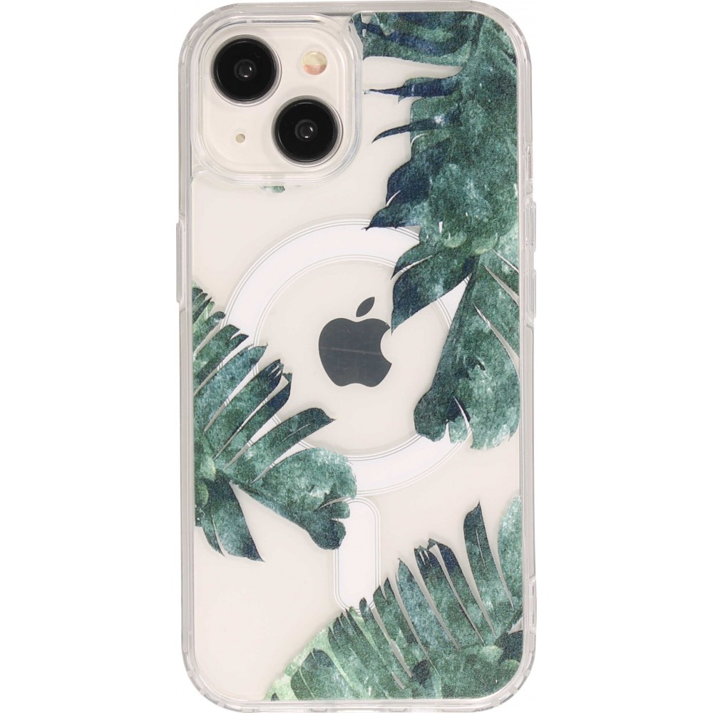 Coque iPhone 15 - Gel silicone MagSafe - Spring Vibes Flowers Nr. - 3
