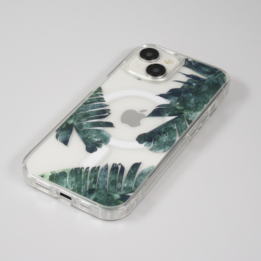 Coque iPhone 15 - Gel silicone MagSafe - Spring Vibes Flowers Nr. - 3
