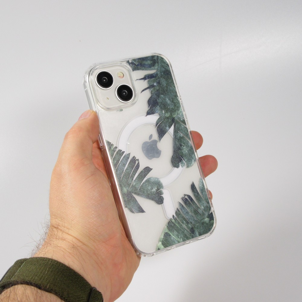 Coque iPhone 15 - Gel silicone MagSafe - Spring Vibes Flowers Nr. - 3