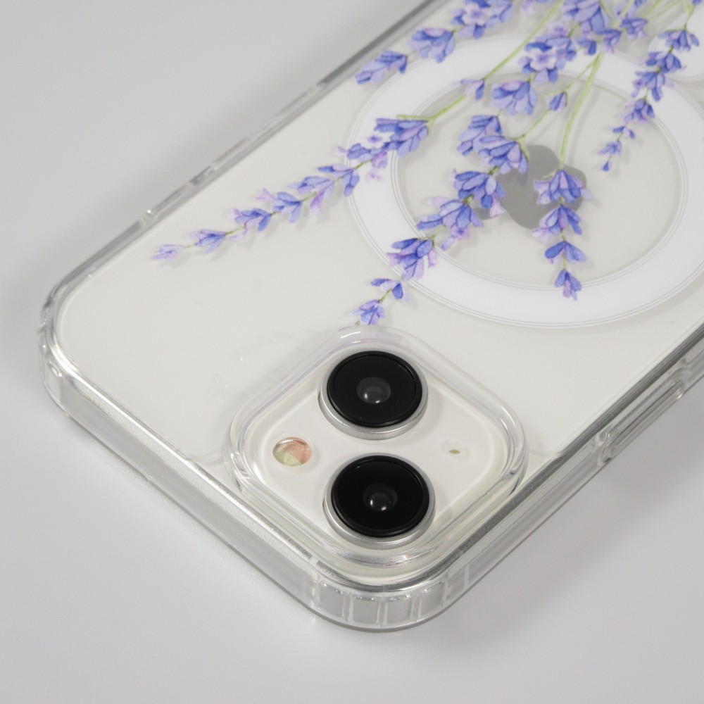 Coque iPhone 15 - Gel silicone MagSafe - Spring Vibes Flowers Nr. - 5