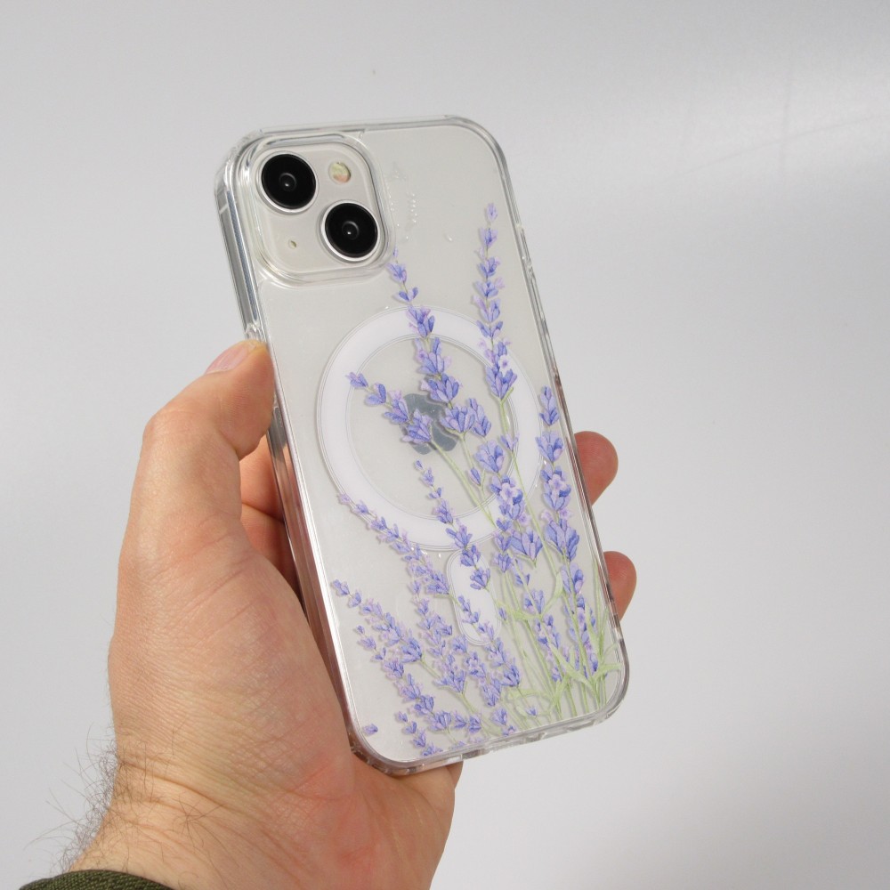 Coque iPhone 15 - Gel silicone MagSafe - Spring Vibes Flowers Nr. - 5
