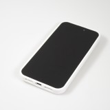 Coque iPhone 15 Pro Max - Diamant strass The Bling World - Blanc