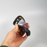 iPhone 14 Pro Case Hülle - Weiches Silikon DHL Frankfurt mit verstärkten Kanten - Schwarz