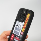 iPhone 14 Pro Case Hülle - Weiches Silikon DHL Frankfurt mit verstärkten Kanten - Schwarz