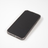 iPhone 16 Pro Case Hülle - Gummi weich mit Kameraschutzglas MagSafe - Dunkelgrau